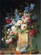 unknow artist Floral, beautiful classical still life of flowers.044 oil painting on canvas